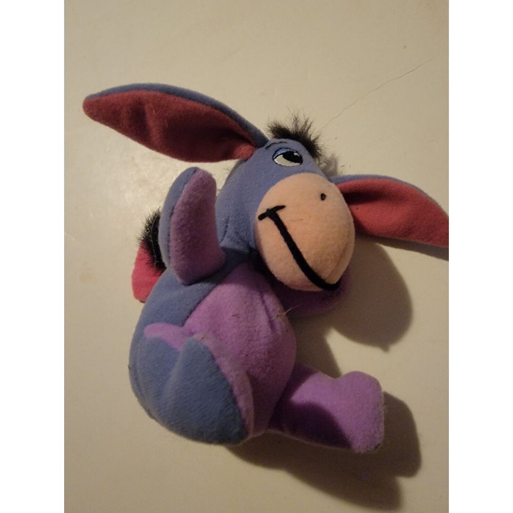Mattel Eeyore‎ Bean Bag Plush 1997 90s Winnie The Pooh And Friends Stuffed Toy